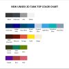 tank top color chart - Tokyo Revengers Shop