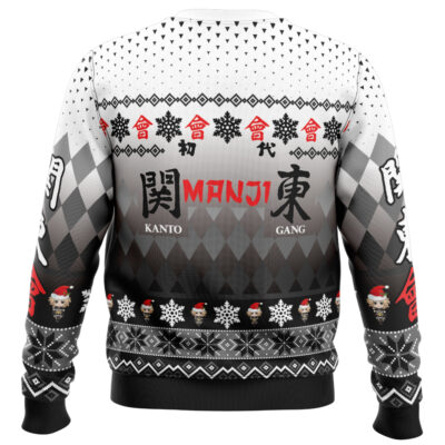 Kanto Gang Tokyo Revengers Ugly Christmas Sweaters BACK mockup - Tokyo Revengers Shop